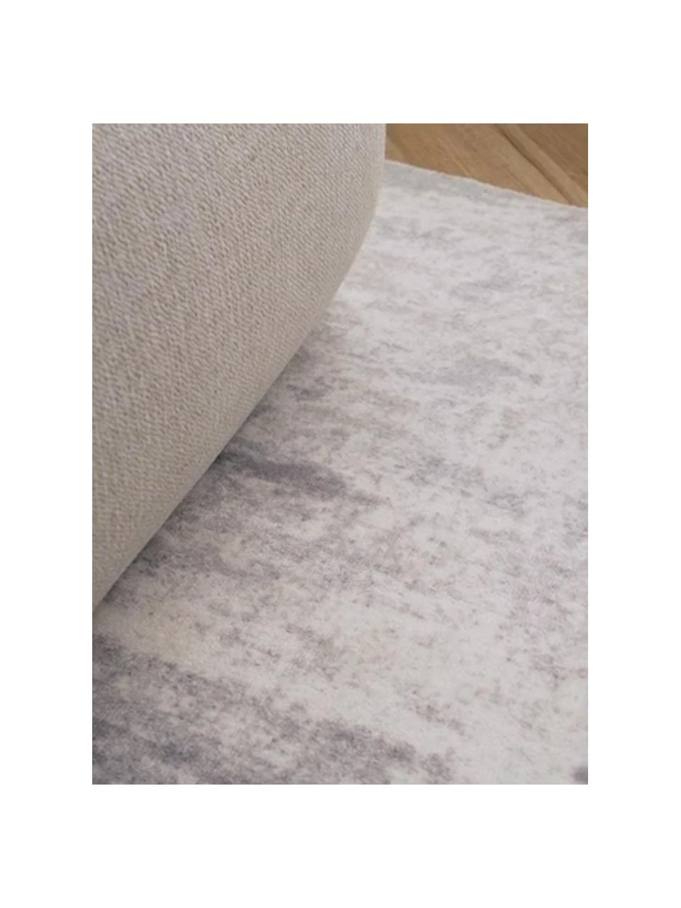 Westwing Collection Design Kurzflor-Teppich Aviva in Grau, B 80 x L 150 cm (Größe XS) – Bild 2