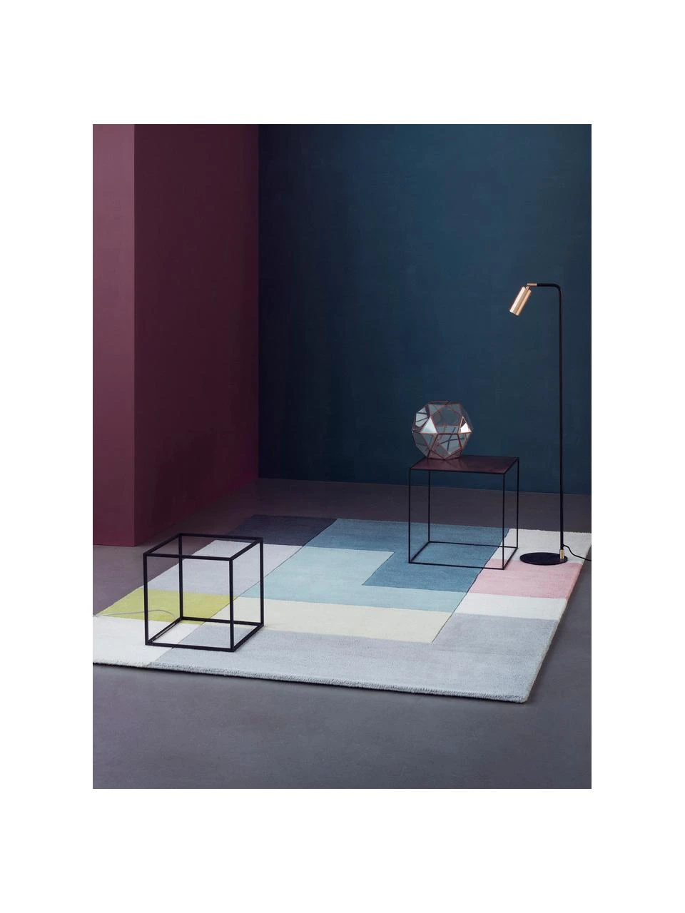 Linie Design Designteppich Ometri aus Wolle, handgetuftet, B 170 x L 240 cm (Größe M) – Bild 2