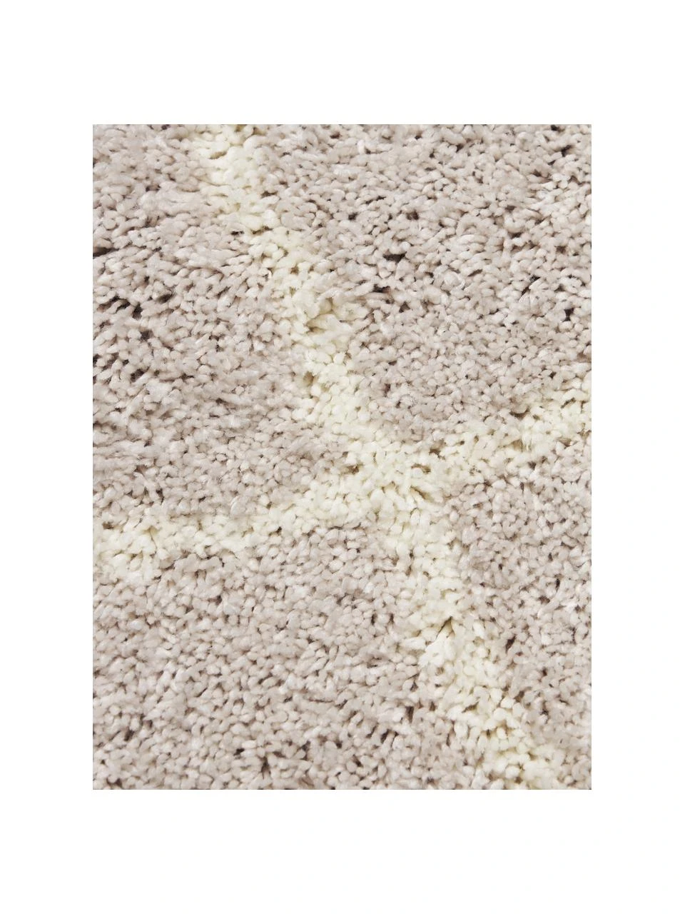 Westwing Collection Flauschiger Hochflor-Läufer Amelie in Beige, handgetuftet, B 80 x L 200 cm – Bild 5