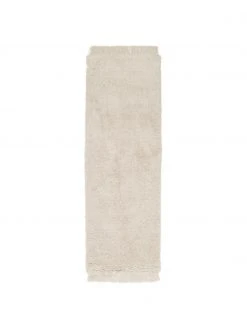 Westwing Collection Flauschiger Hochflor-Läufer Dreamy mit Fransen, B 80 x L 250 cm