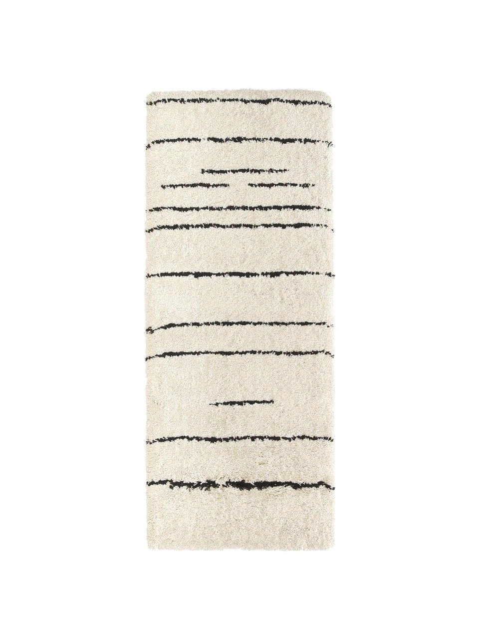 Westwing Collection Flauschiger Hochflor-Läufer Dunya, handgetuftet, B 80 x L 200 cm