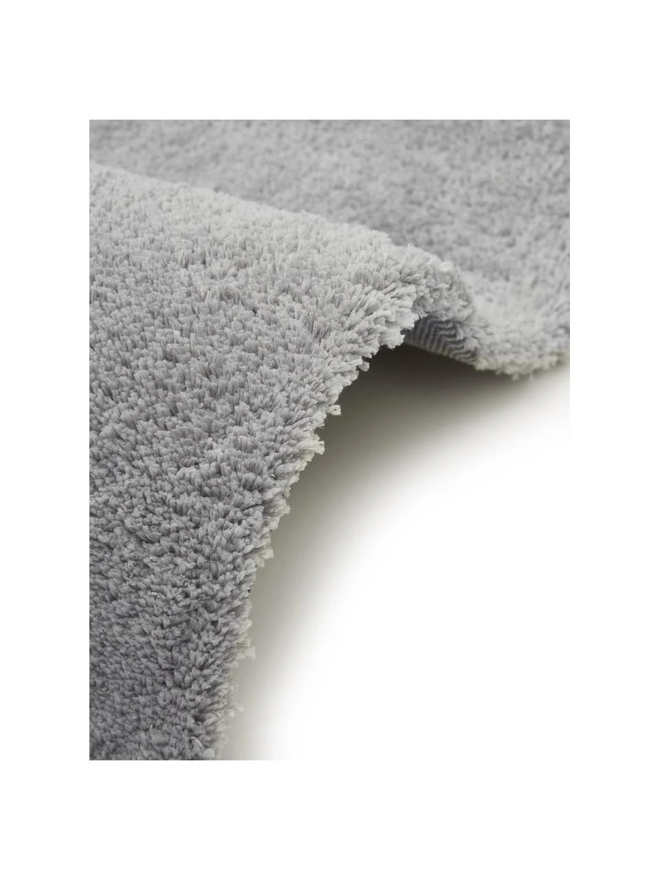 Westwing Collection Flauschiger Hochflor-Läufer Leighton in Grau, B 80 x L 200 cm – Bild 5