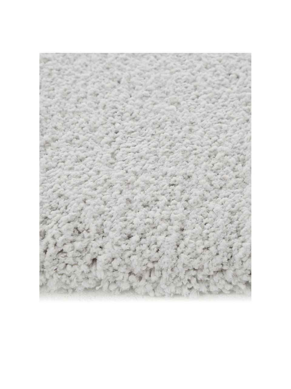 Westwing Collection Flauschiger Hochflor-Teppich Leighton in Hellgrau-Beige, B 60 x L 110 cm (Größe XXS) – Bild 4