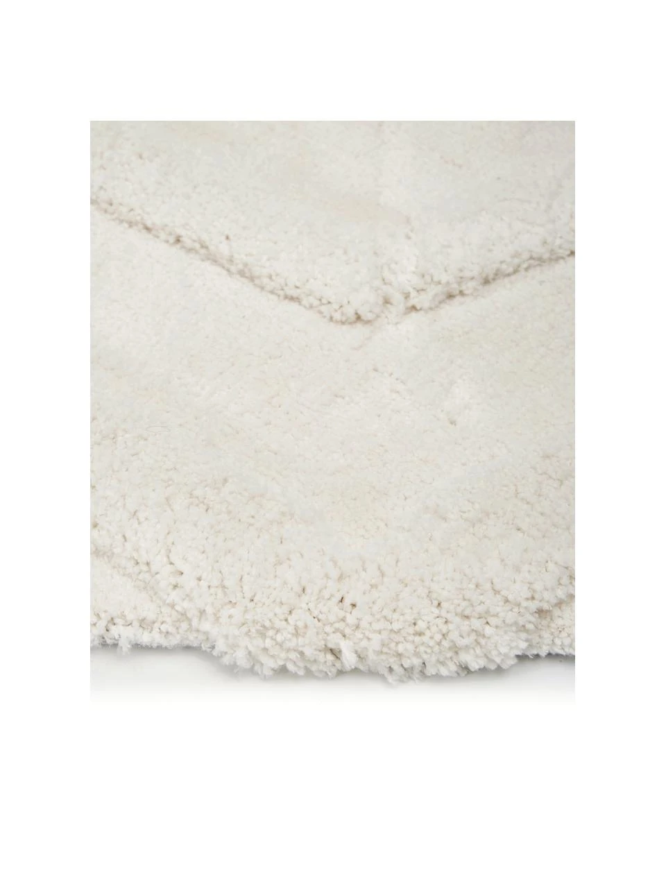 Westwing Collection Flauschiger Hochflorläufer Magda mit erhabener Hoch-Tief-Struktur, B 80 x L 250 cm – Bild 4