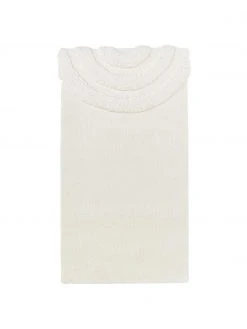 Westwing Collection Flauschiger Hochflorteppich Rubbie mit Regenbogenmuster in Hoch-Tief-Struktur, B 80 x L 150 cm (Größe XS)