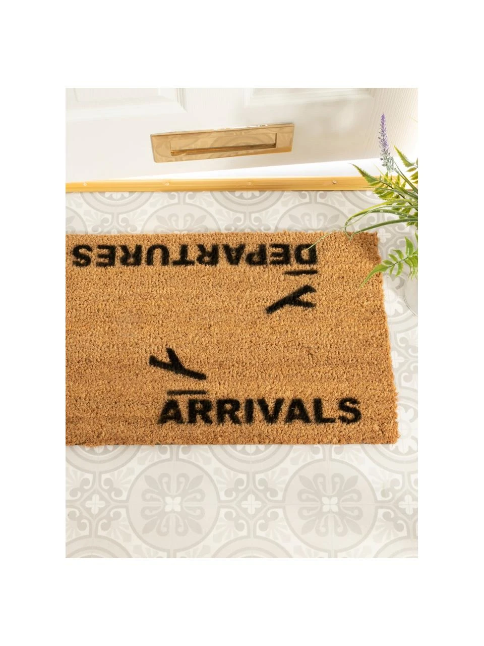 Fußmatte Arrivals and Departures, B 40 x L 60 cm – Bild 2