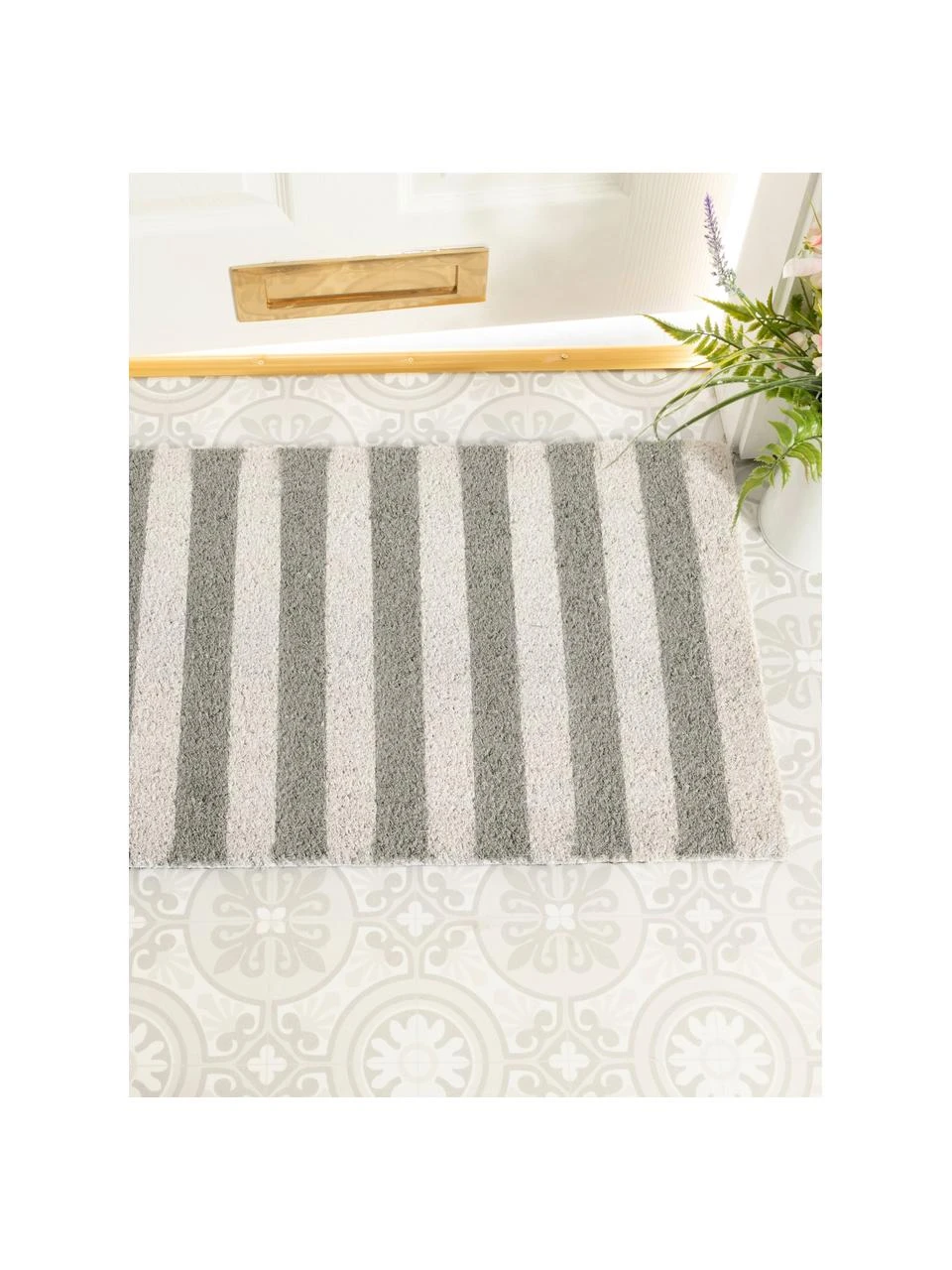 Fußmatte Grey Stripes, B 45 x L 75 cm – Bild 2