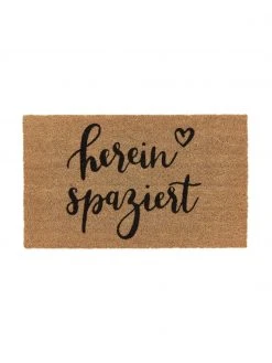 Eulenschnitt Fußmatte Hereinspaziert, B 45 x L 75 cm