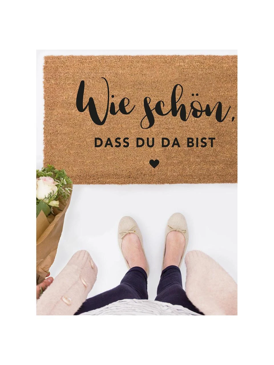 Eulenschnitt Fußmatte Wie Schön, B 45 x L 75 cm – Bild 2