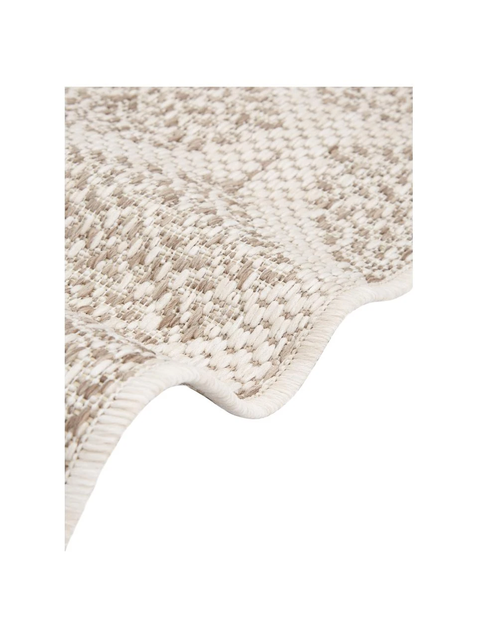 Gemusterter In- & Outdoor-Teppich Stan in Beige/Weiß, B 80 x L 150 cm (Größe XS) – Bild 4