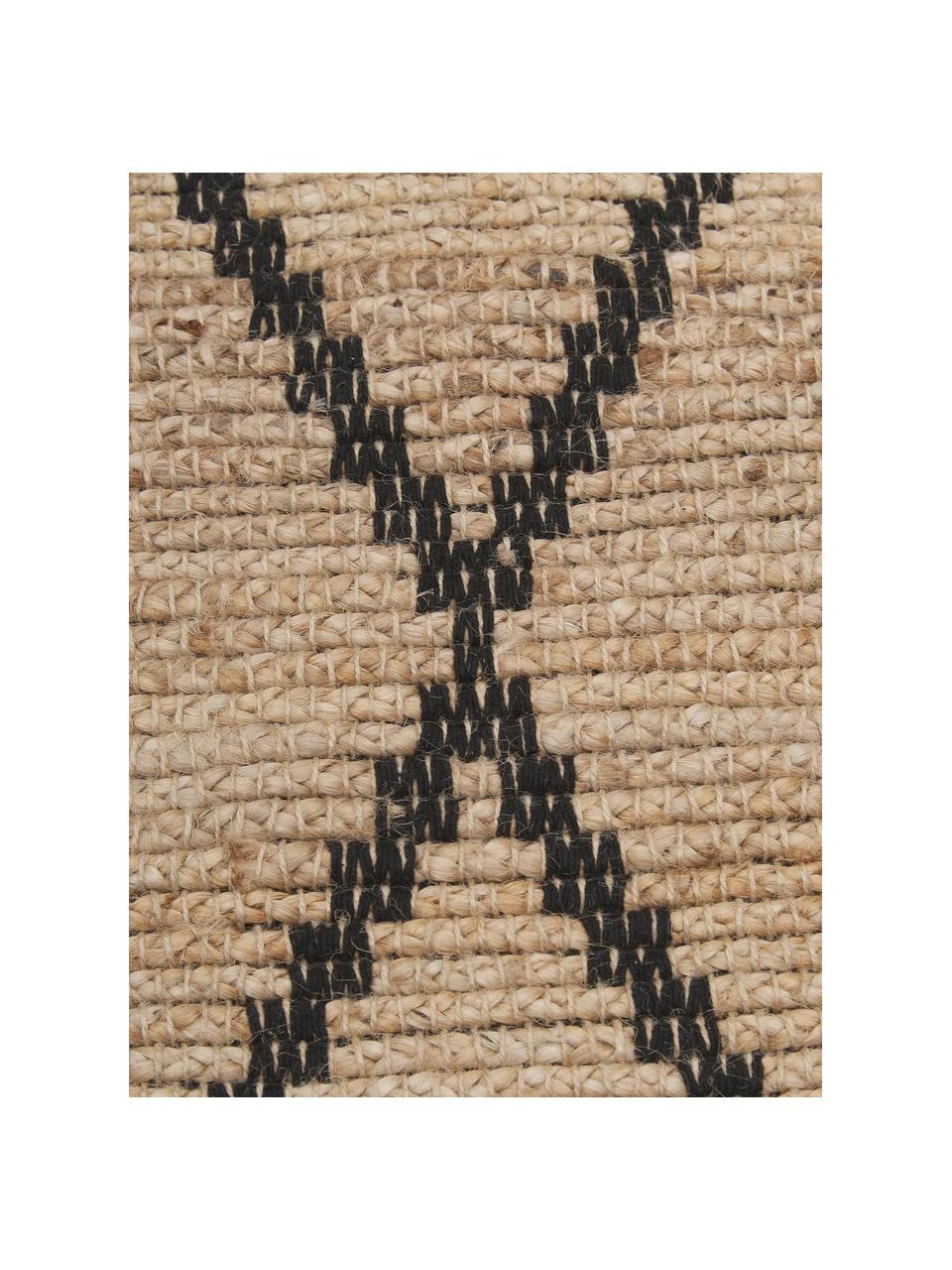 Westwing Collection Handgefertigte Jute-Fußmatte Atta, B 50 x L 80 cm – Bild 3