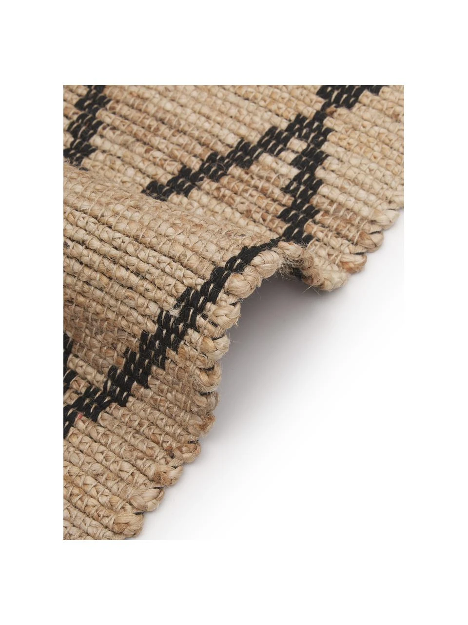 Westwing Collection Handgefertigte Jute-Fußmatte Atta, B 50 x L 80 cm – Bild 6
