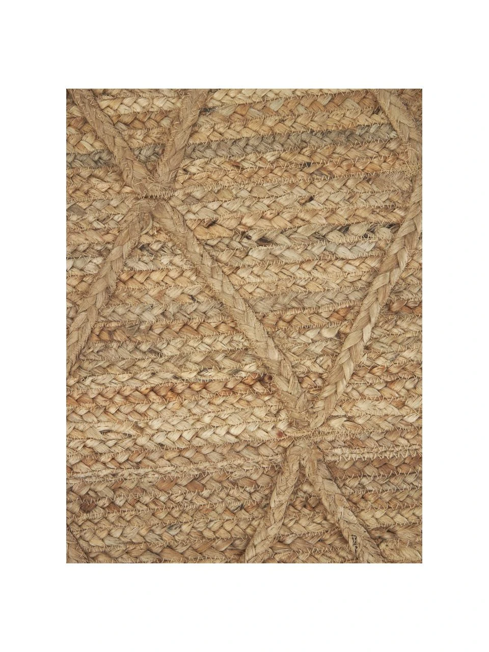 Westwing Collection Handgefertigte Jute-Fußmatte Jason, B 50 x L 80 cm – Bild 3