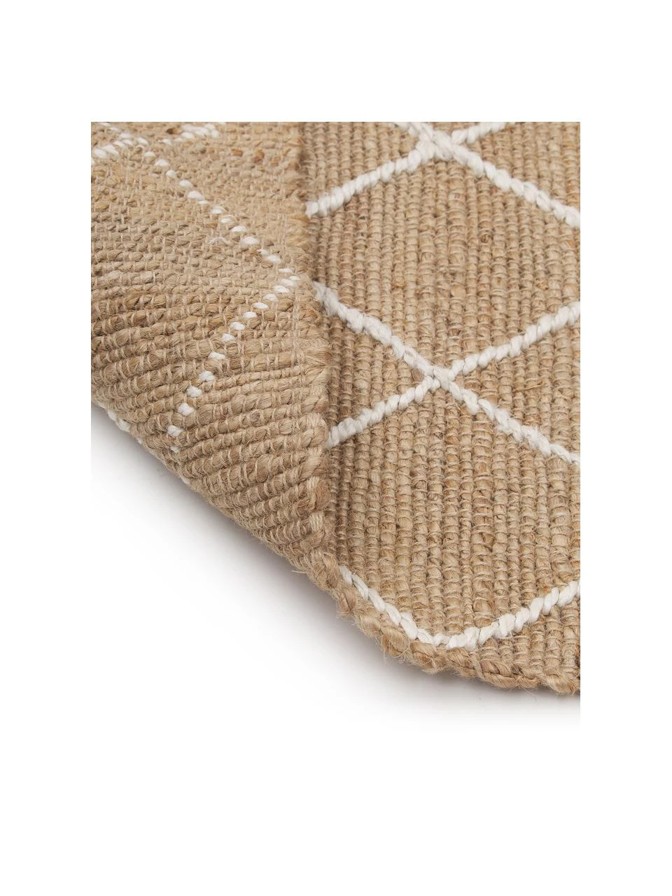 Westwing Collection Handgefertigte Jute-Fußmatte Kunu, B 50 x L 80 cm – Bild 5