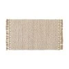 Westwing Collection Handgefertigte Jute-Fußmatte Ramos, B 50 x L 80 cm