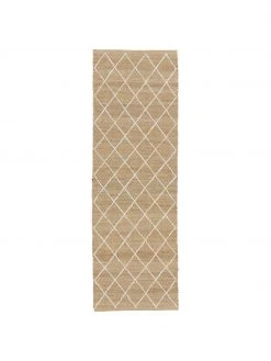 Westwing Collection Handgefertigter Jute-Läufer Kunu, B 80 x L 250 cm