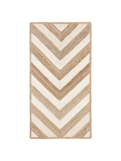 Westwing Collection Handgefertigter Jute-Teppich Eckes, B 80 x L 150 cm (Größe XS)