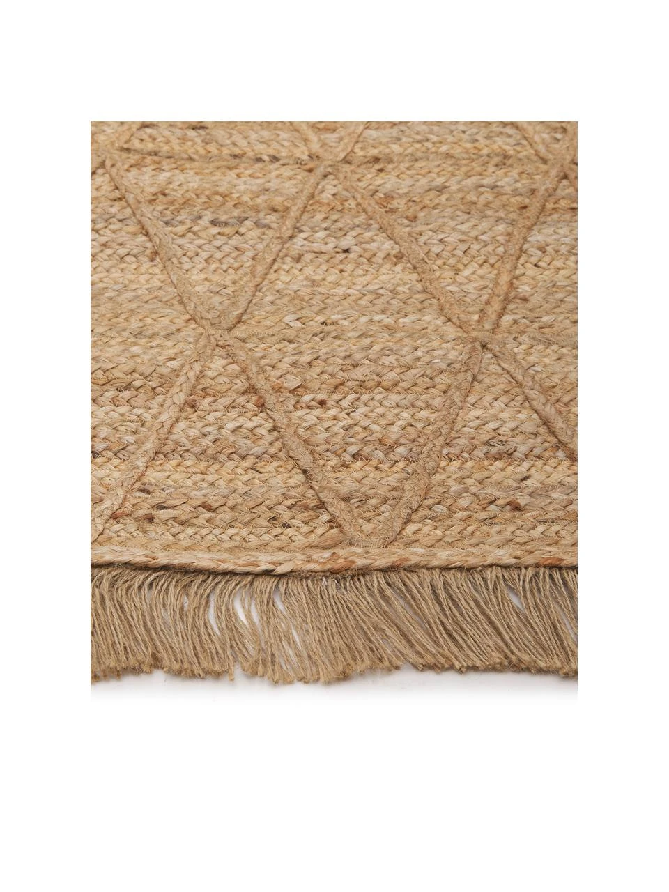 Westwing Collection Handgefertigter Jute-Teppich Jason, B 120 x L 180 cm (Größe S) – Bild 4