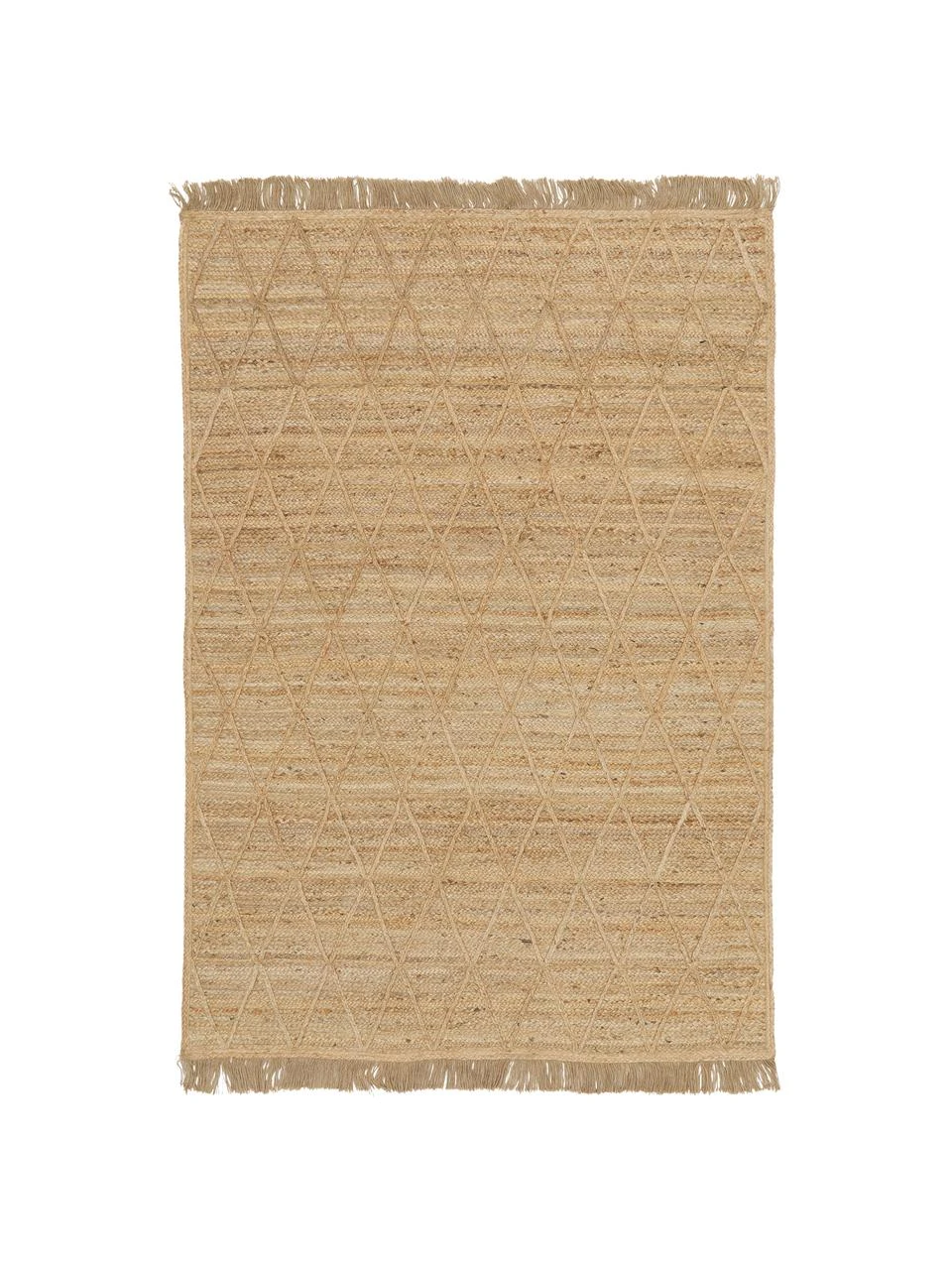 Westwing Collection Handgefertigter Jute-Teppich Jason, B 120 x L 180 cm (Größe S)