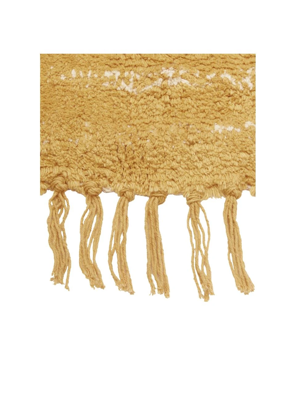 Westwing Collection Handgetufteter Baumwollteppich Asisa mit Zickzack-Muster und Fransen, B 80 x L 150 cm (Größe XS) – Bild 4