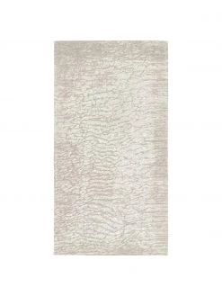 Westwing Collection Handgetufteter Baumwollteppich Imani in Beige/Hellgrau, B 80 x L 150 cm (Größe XS)