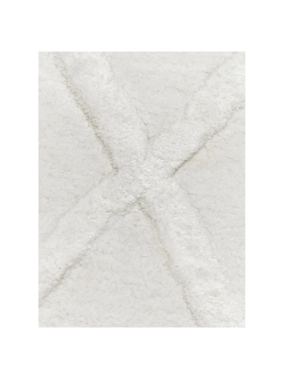 Westwing Collection Handgetufteter Viskoseläufer Shiny in Silbergrau mit Rautenmuster, B 80 x L 200 cm – Bild 4