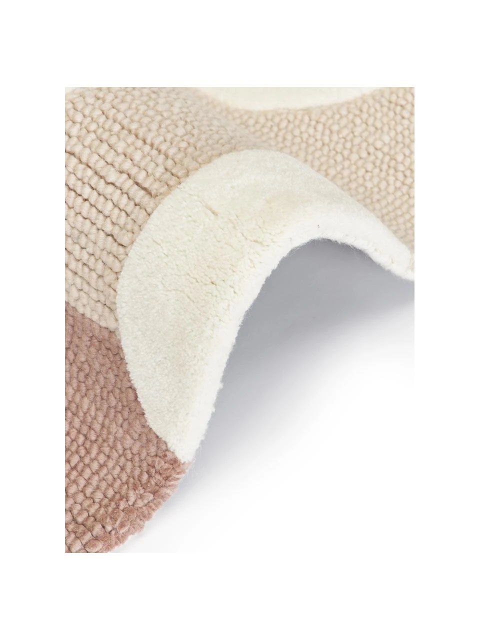 Westwing Collection Handgetufteter Wollteppich Corin mit Hoch-Tief-Struktur, B 80 x L 150 cm (Größe XS)Nur noch wenige verfügbar – Bild 6