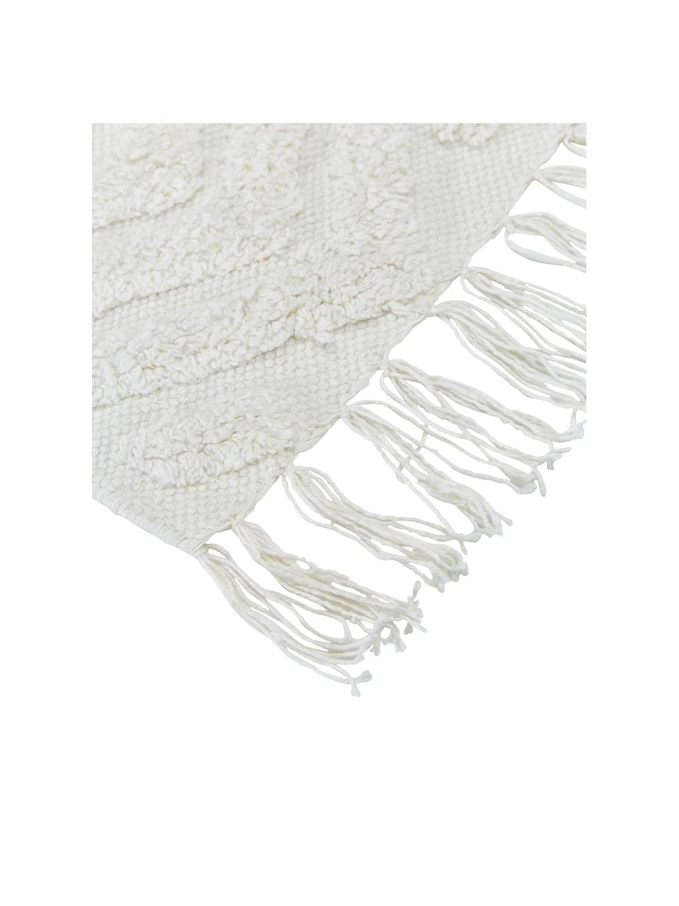 Westwing Collection Handgewebter Baumwollläufer Ziggy mit erhabener Hoch-Tief-Struktur, B 80 x L 200 cm – Bild 5