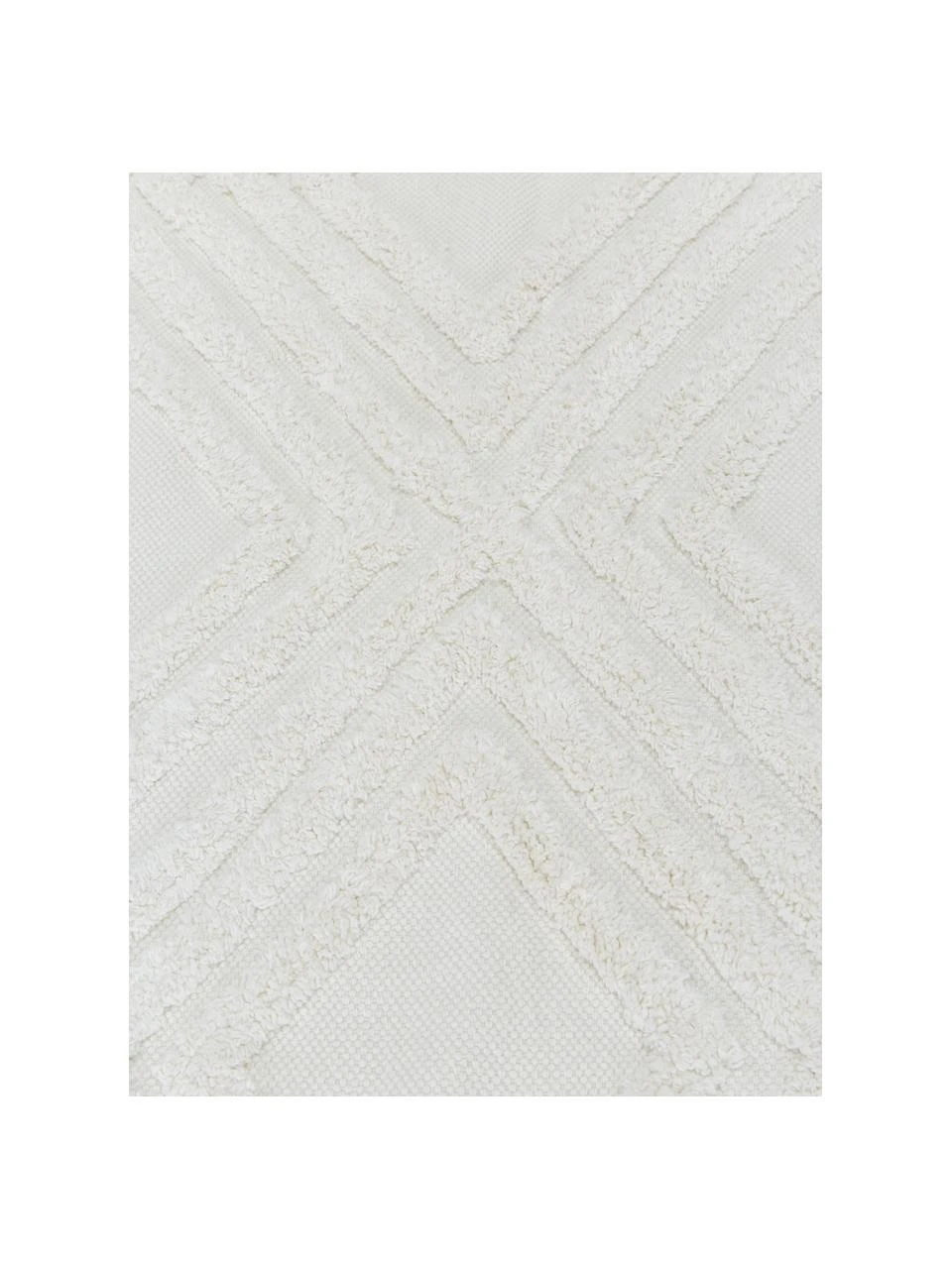 Westwing Collection Handgewebter Baumwollläufer Ziggy mit erhabener Hoch-Tief-Struktur, B 80 x L 200 cm – Bild 4