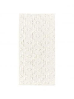 Westwing Collection Handgewebter Baumwollteppich Idris mit erhabender Hoch-Tief-Struktur, B 80 x L 150 cm (Größe XS)