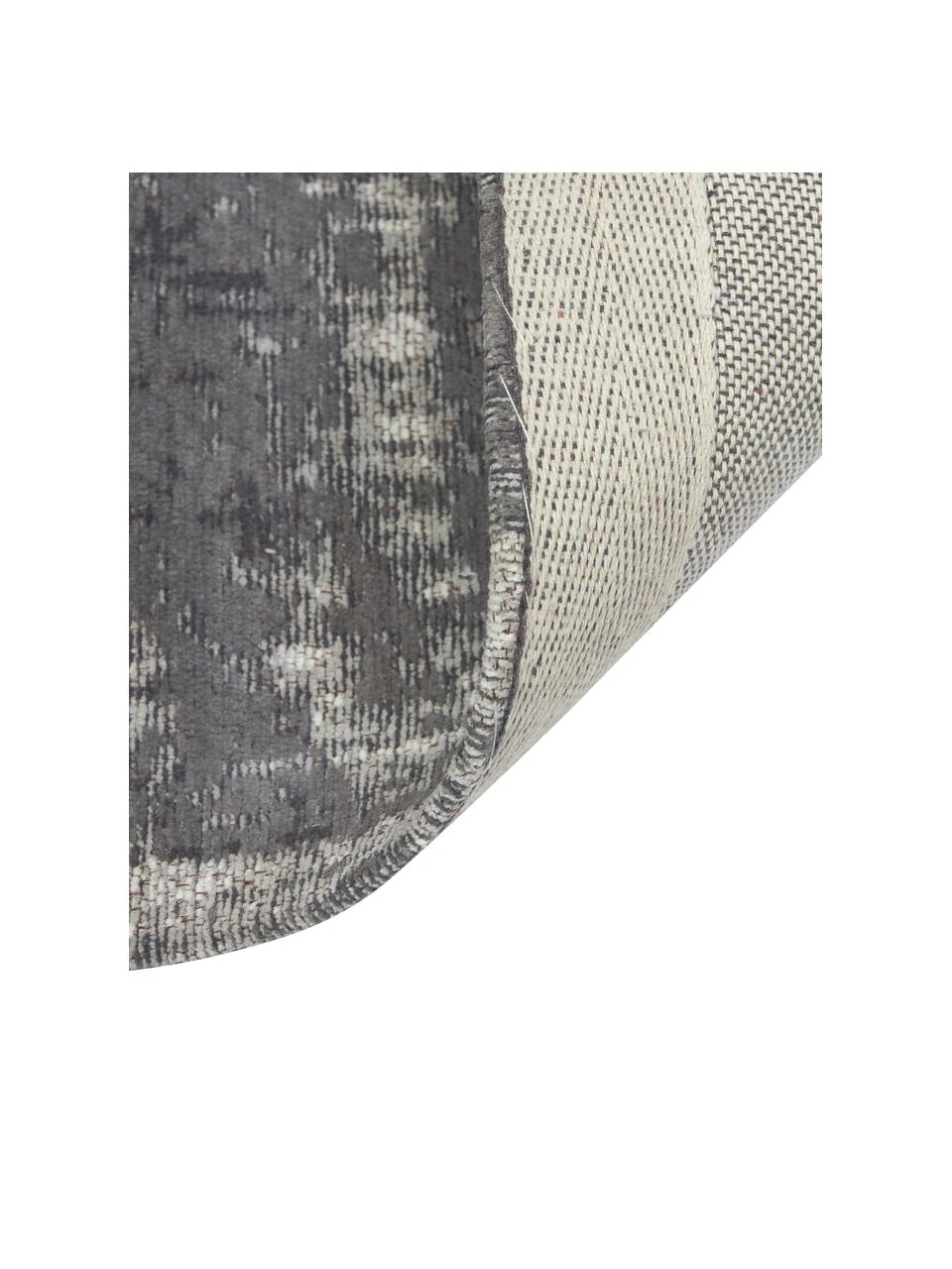 Westwing Collection Handgewebter Baumwollteppich Luise im Vintage Style, B 80 x L 150 cm (Größe XS) – Bild 5