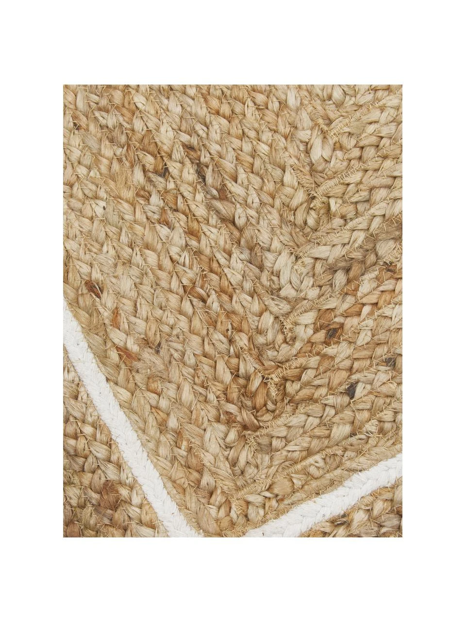 Westwing Collection Handgewebter Jute-Läufer Clover, B 80 x L 250 cm – Bild 3