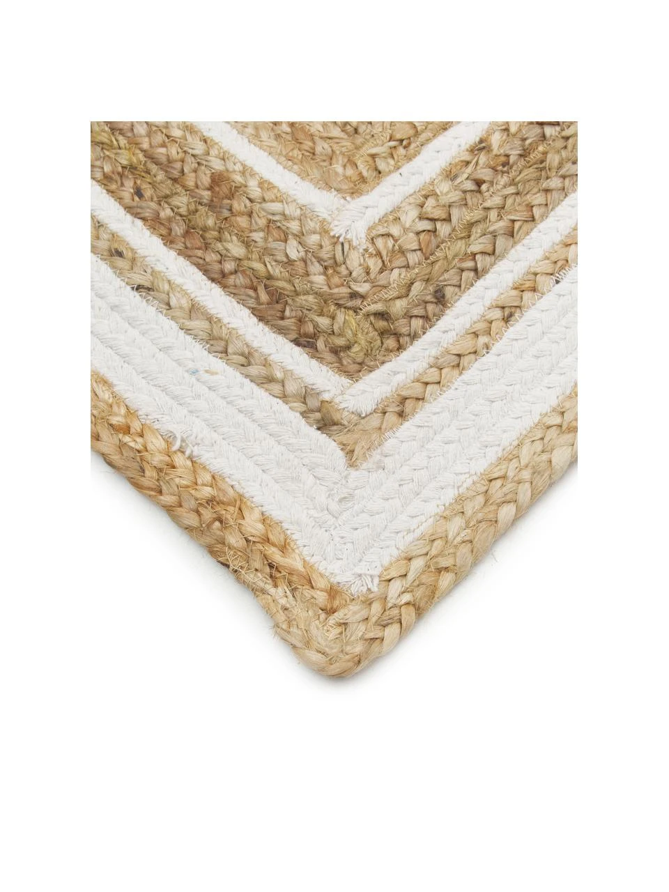 Westwing Collection Handgewebter Jute-Läufer Clover, B 80 x L 250 cm – Bild 5