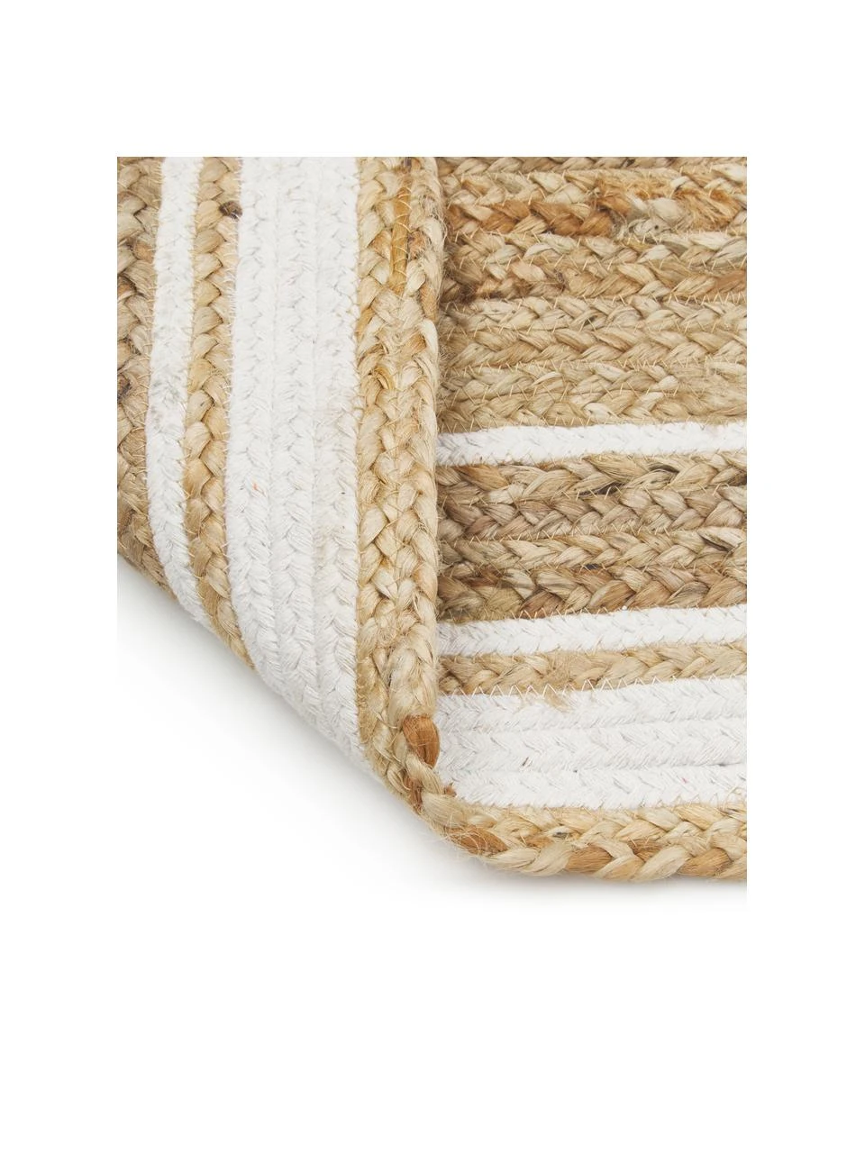 Westwing Collection Handgewebter Jute-Läufer Clover, B 80 x L 250 cm – Bild 6