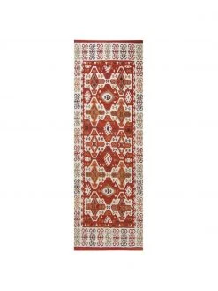 Handgewebter Kelimläufer Ria aus Wolle, B 80 x L 250 cm