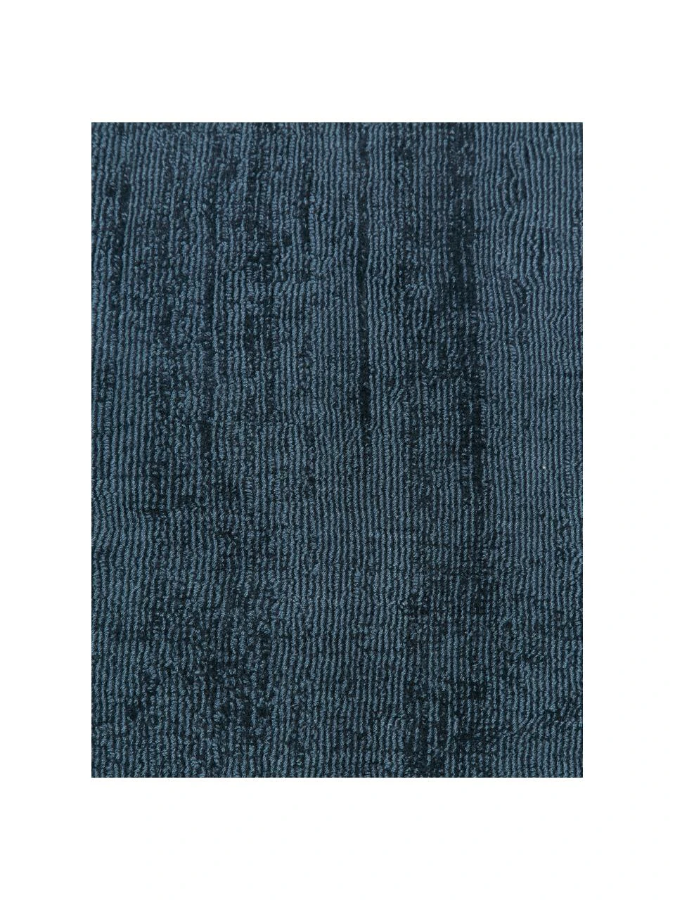 Westwing Collection Handgewebter Viskoseläufer Jane in Dunkelblau, B 80 x L 300 cm – Bild 2