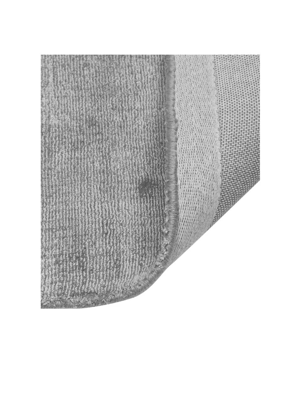 Westwing Collection Handgewebter Viskoseläufer Jane in Grau, B 80 x L 200 cm – Bild 5