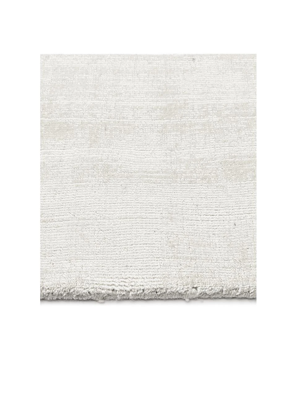 Westwing Collection Handgewebter Viskoseteppich Jane Diamond in Elfenbeinfarben, B 120 x L 180 cm (Größe S) – Bild 6