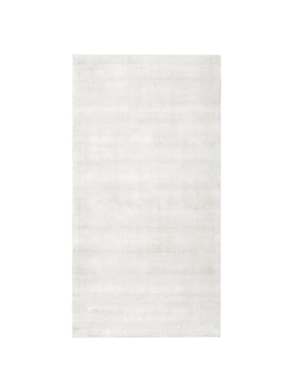 Westwing Collection Handgewebter Viskoseteppich Jane in Elfenbeinfarben, B 80 x L 150 cm (Größe XS)