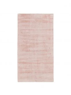 Westwing Collection Handgewebter Viskoseteppich Jane in Rosa, B 80 x L 150 cm (Größe XS)