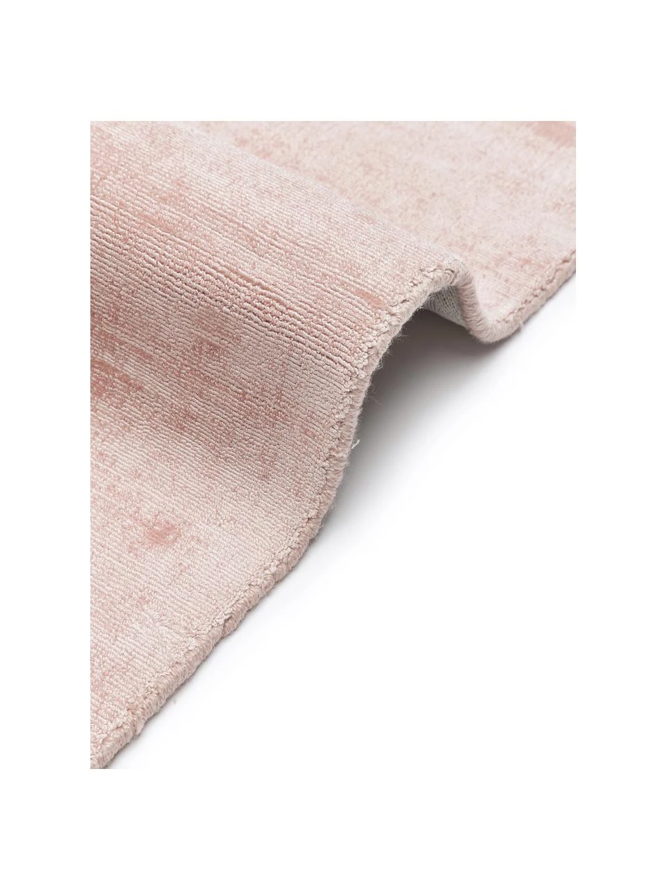 Westwing Collection Handgewebter Viskoseteppich Jane in Rosa, B 80 x L 150 cm (Größe XS) – Bild 6