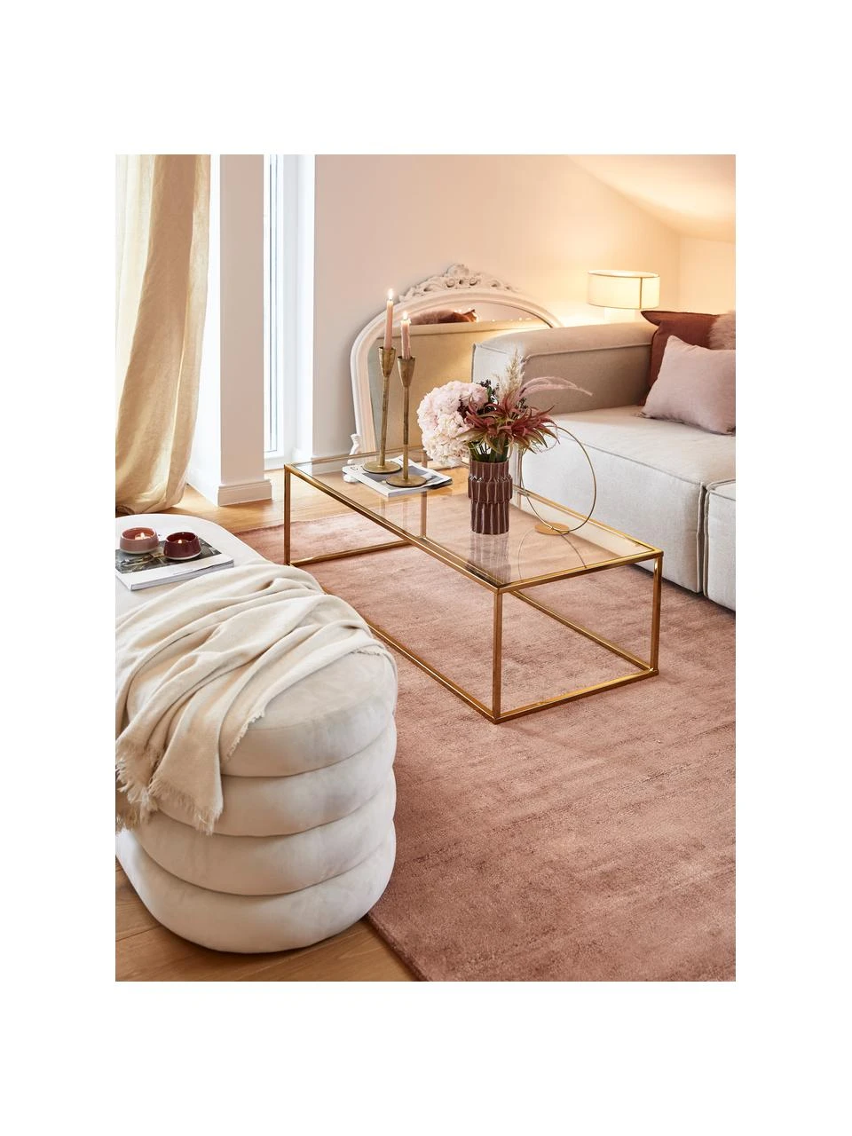 Westwing Collection Handgewebter Viskoseteppich Jane in Terrakotta, B 80 x L 150 cm (Größe XS) – Bild 2