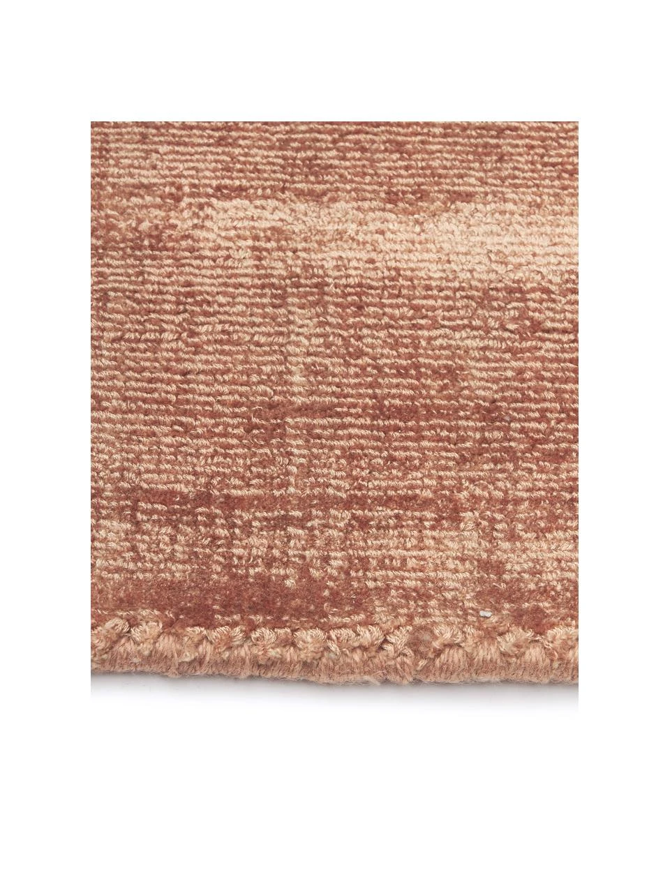 Westwing Collection Handgewebter Viskoseteppich Jane in Terrakotta, B 80 x L 150 cm (Größe XS) – Bild 4