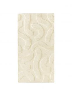 Westwing Collection Handgewebter Wollteppich Clio mit Hoch-Tief-Struktur, B 80 x L 150 cm (Größe XS)