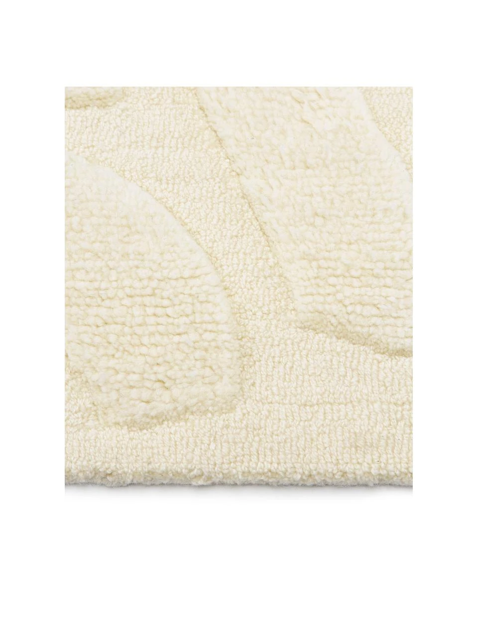 Westwing Collection Handgewebter Wollteppich Clio mit Hoch-Tief-Struktur, B 80 x L 150 cm (Größe XS) – Bild 4