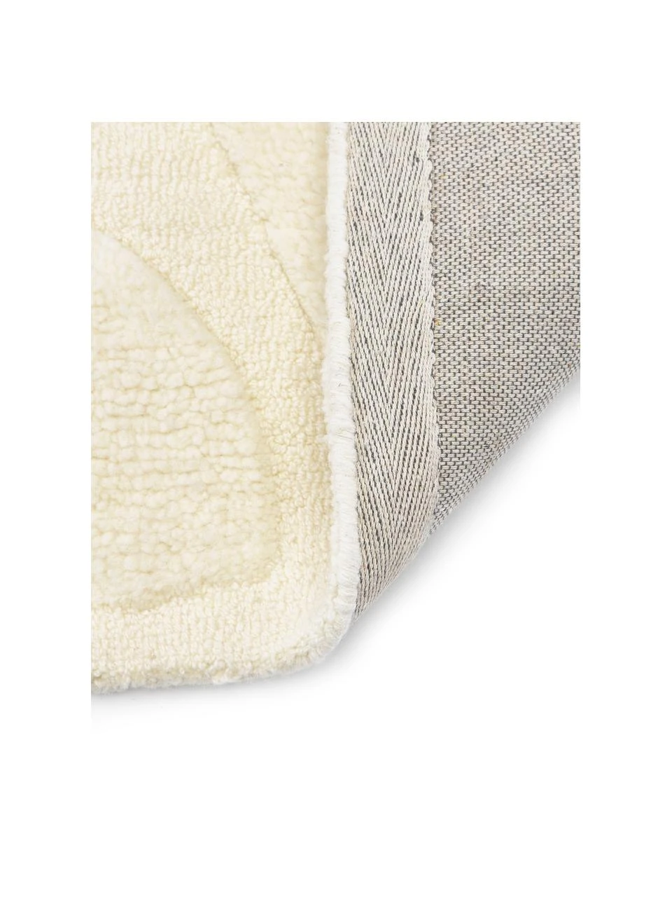 Westwing Collection Handgewebter Wollteppich Clio mit Hoch-Tief-Struktur, B 80 x L 150 cm (Größe XS) – Bild 5