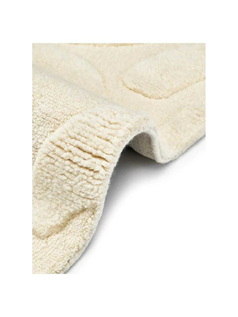 Westwing Collection Handgewebter Wollteppich Clio mit Hoch-Tief-Struktur, B 80 x L 150 cm (Größe XS) – Bild 6