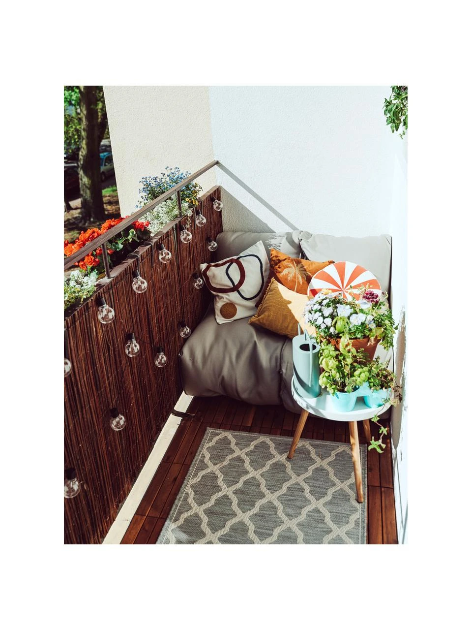 Freundin Home Collection In- & Outdoor-Läufer Heaven in geknüpfter Makramee-Optik, B 75 x L 200 cm – Bild 2