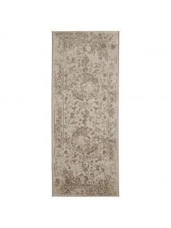 Westwing Collection In- & Outdoor-Läufer Zadie im Vintage Style in Beige, B 80 x L 200 cm