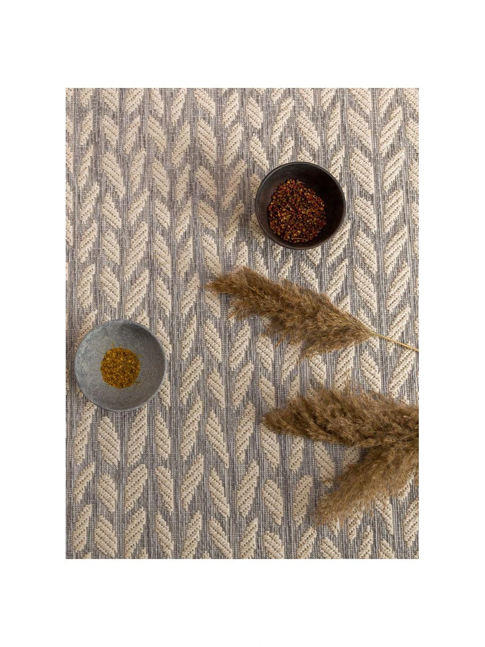In- & Outdoor-Teppich Braided mit Blattmuster, B 160 x L 230 cm (Größe M) – Bild 5